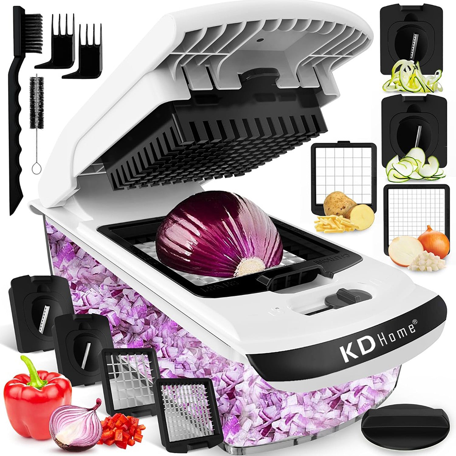 Tocator de Legume 4 in 1 Profesional KD Home ChopMaster Tocator de Legume 4 in 1 Profesional KD Home ChopMaster